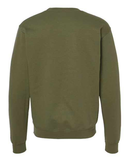 Unisex Powerblend® Crewneck Sweatshirt - Fresh Olive Back