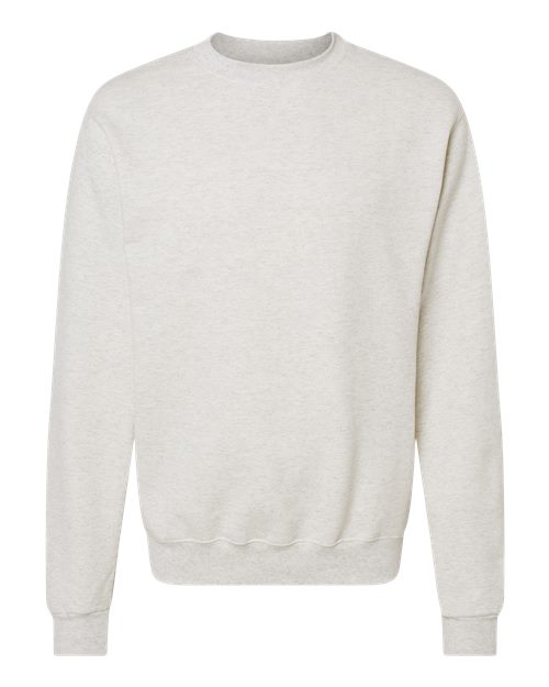 Unisex Powerblend® Crewneck Sweatshirt - Oatmeal Heather Front
