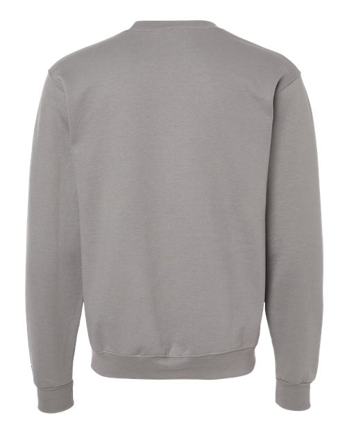 Unisex Powerblend® Crewneck Sweatshirt - Stone Grey Back
