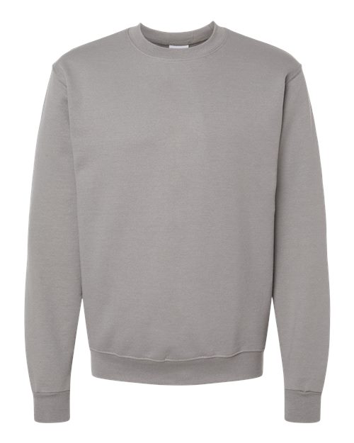 Unisex Powerblend® Crewneck Sweatshirt - Stone Grey Front