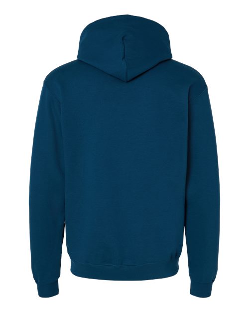Unisex Powerblend® Hooded Sweatshirt - Late Night Blue Back