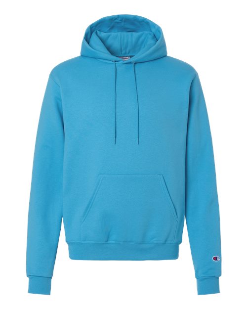 Unisex Powerblend® Hooded Sweatshirt - Blue Lagoon Front