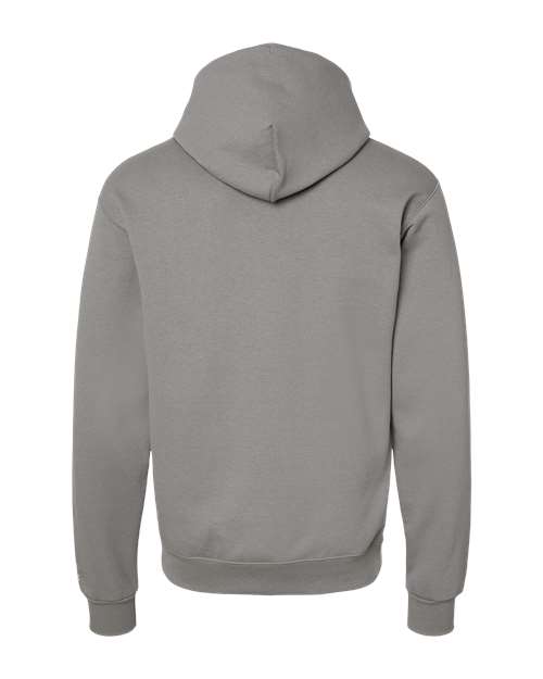 Unisex Powerblend® Hooded Sweatshirt - Stone Grey Back