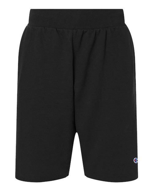 Unisex Reverse Weave® Shorts - Black Front