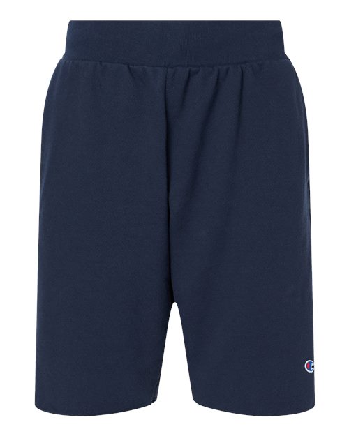 Unisex Reverse Weave® Shorts - Navy Front