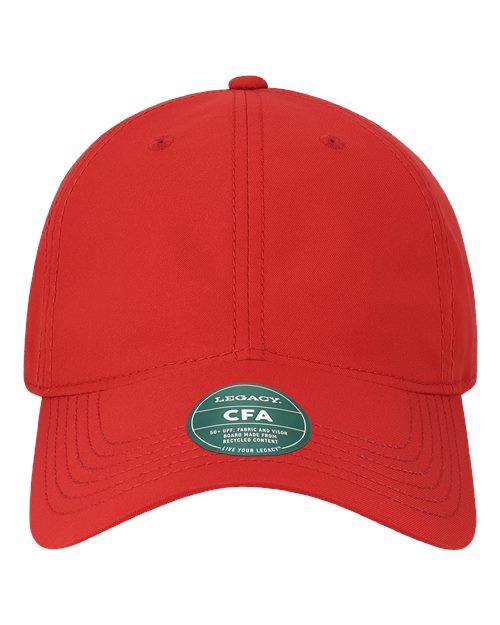Cool Fit Adjustable Cap - Scarlet Front