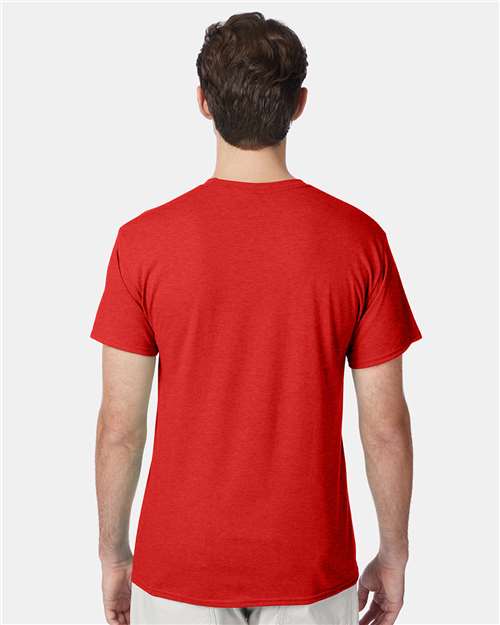 Perfect-T Triblend T-Shirt - Poppy Red Heather Back