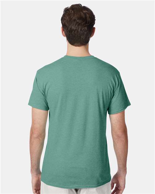 Perfect-T Triblend T-Shirt - Green Clay Heather Back