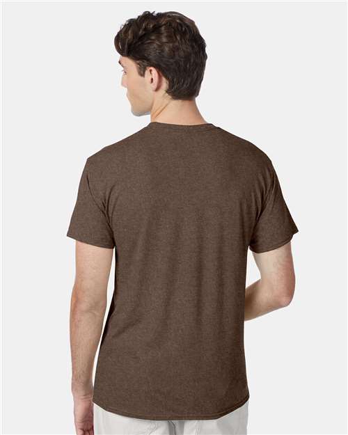 Perfect-T Triblend T-Shirt - Dark Chocolate Heather Back