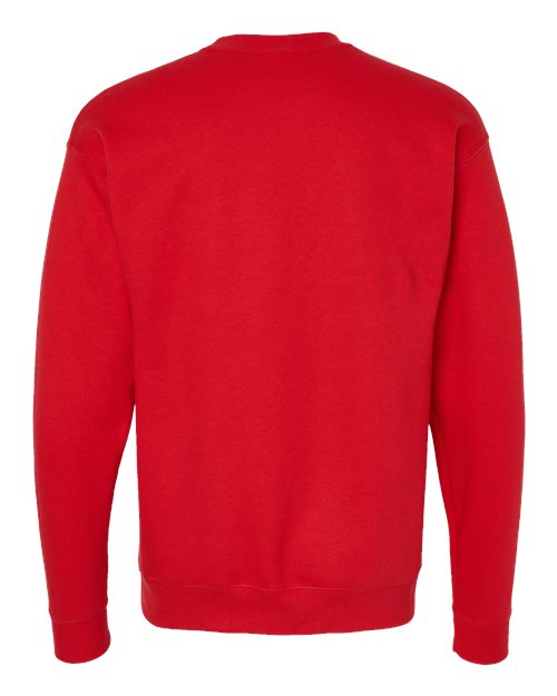 Unisex Perfect Sweats Crewneck Sweatshirt - Athletic Red Back