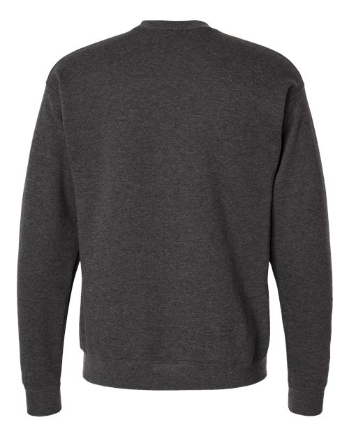 Unisex Perfect Sweats Crewneck Sweatshirt - Charcoal Heather Back