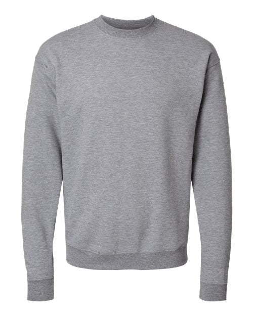 Hanes Unisex Perfect Sweats Crewneck Sweatshirt - Light Steel Front