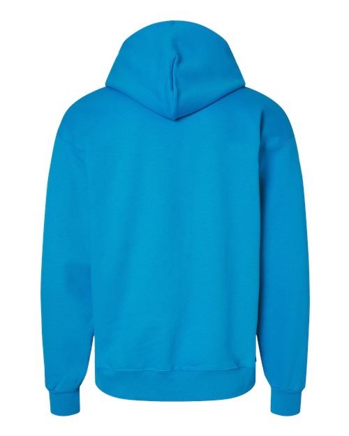 Unisex Ultimate Cotton® Hooded Sweatshirt - Teal Back