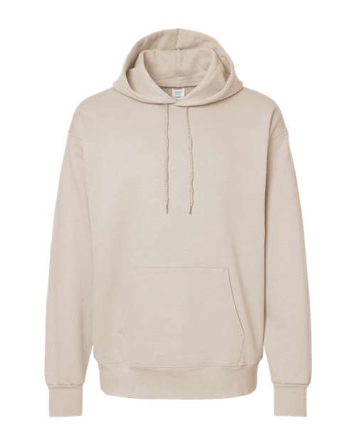 Unisex Ultimate Cotton® Hooded Sweatshirt - Sand Front