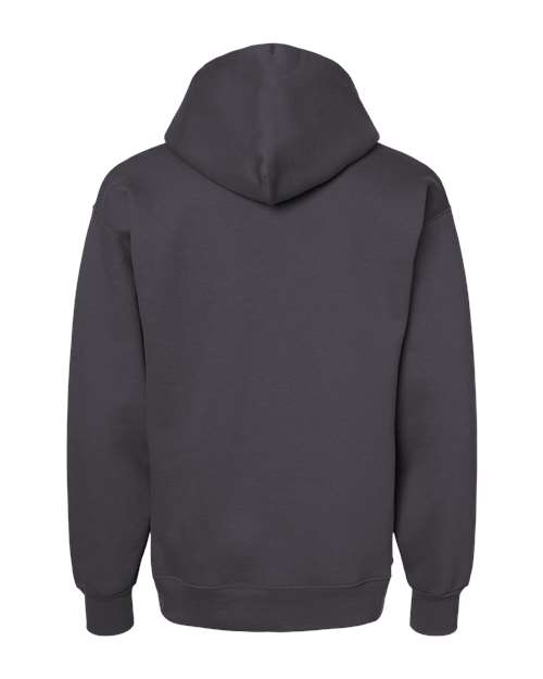 Unisex Ultimate Cotton® Hooded Sweatshirt - Smoke Grey Back