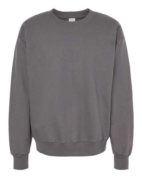 Hanes Unisex Ultimate Cotton® Crewneck Sweatshirt - Smoke Grey Front