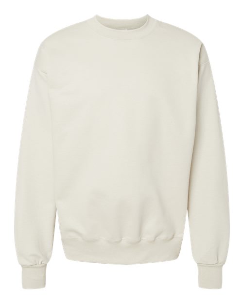 Unisex Ultimate Cotton® Crewneck Sweatshirt - Sand Front
