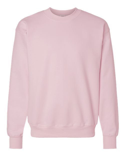 Unisex Ultimate Cotton® Crewneck Sweatshirt - Pale Pink Front