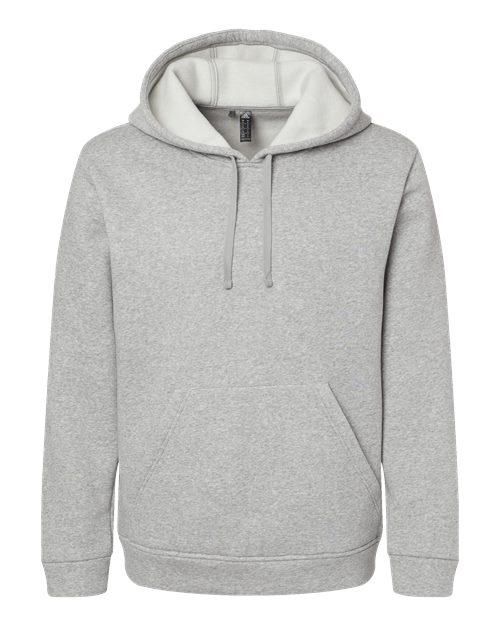 Unisex Fleece Hooded Sweatshirt - Grey Heather Front