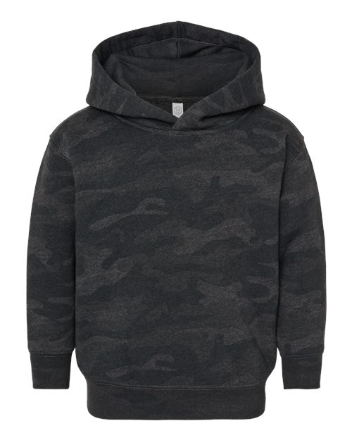 Toddler Pullover Fleece Hoodie - Storm Camo Front