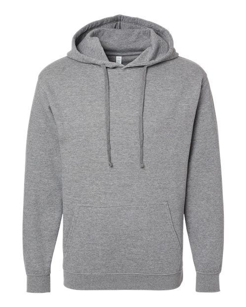 Unisex Elevated Fleece Hoodie Sweatshirt - Granite Heather Front