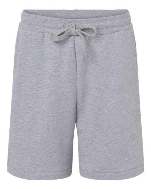 Unisex Sponge Fleece Shorts - Athletic Heather Front