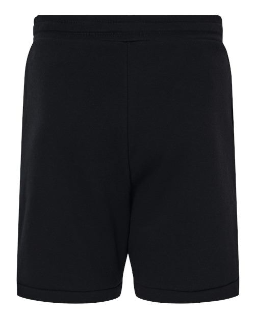 Unisex Sponge Fleece Shorts - Black Back