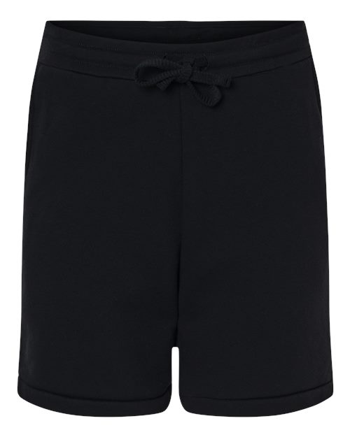 Unisex Sponge Fleece Shorts - Black Front