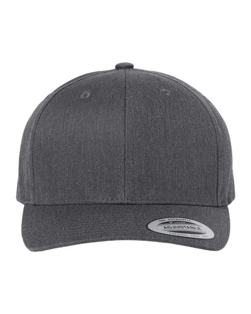 CVC Snapback Cap - Dark Heather Grey Front