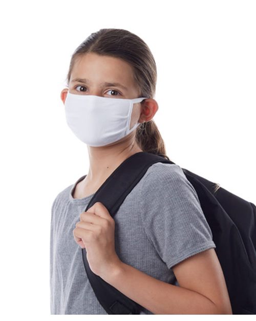 Youth X-Temp™ 2-Ply Face Mask - Royal Front