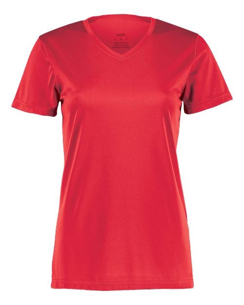 Augusta Sportswear Women's Nexgen Performance V-Neck T-Shirt - Scarlet Front
