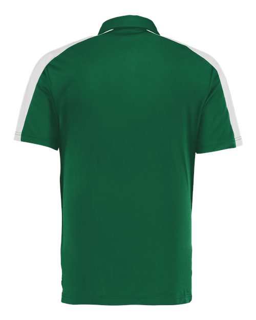 Men's Two-Tone Vital Polo - Dark Green/ White Back