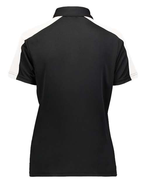 Women's Two-Tone Vital Polo - Black/ White Back