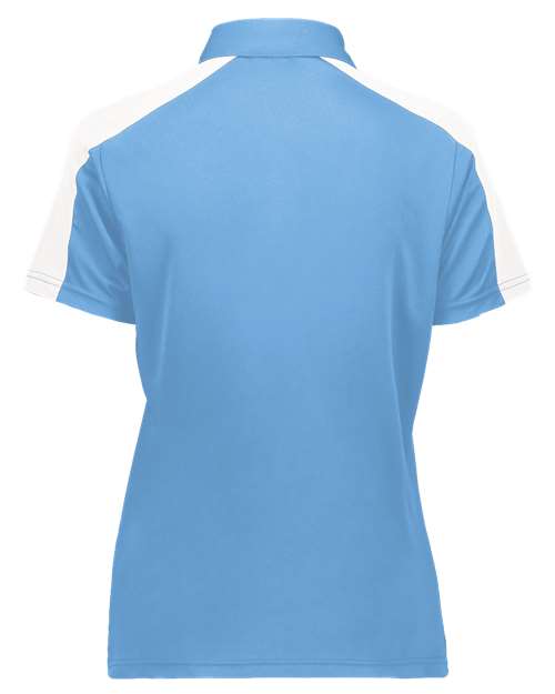 Women's Two-Tone Vital Polo - Columbia Blue/ White Back