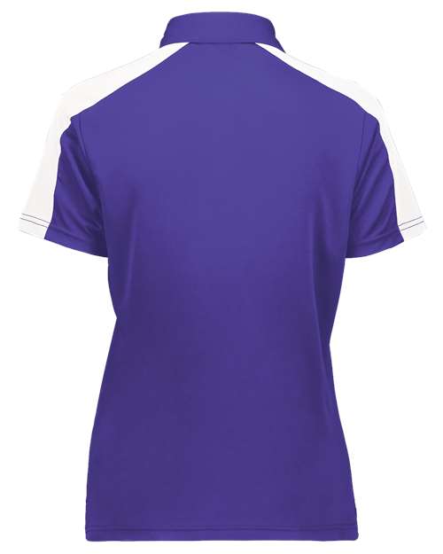 Women's Two-Tone Vital Polo - Purple/ White Back