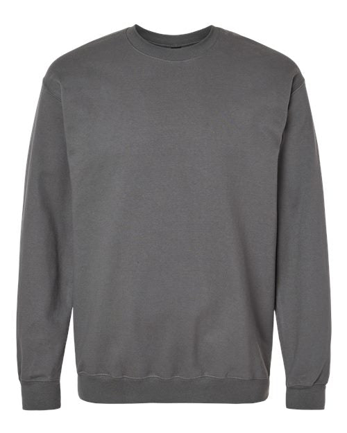 Gildan Unisex Softstyle® Midweight Crewneck Sweatshirt - Charcoal Front