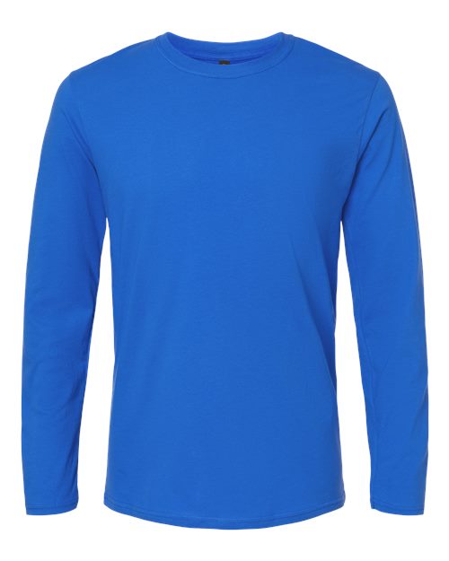 Gildan Unisex Softstyle® Long Sleeve T-Shirt - Royal Front