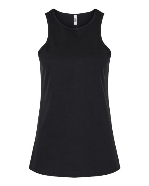 Women's CVC Tank - Black Front
