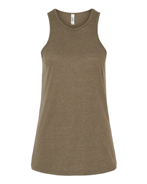 Women's CVC Tank - Heather Army Front