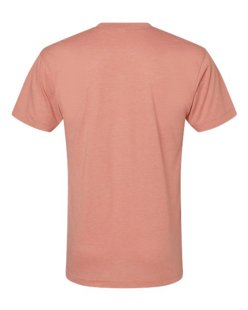 Unisex Triblend Track Tee - Tri-Coral Back