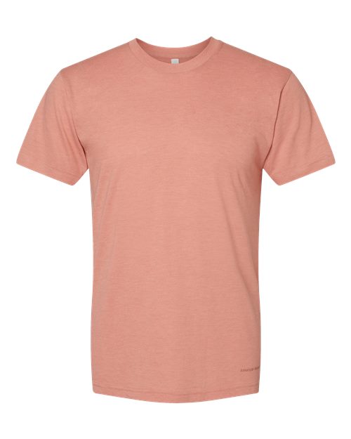 Unisex Triblend Track Tee - Tri-Coral Front