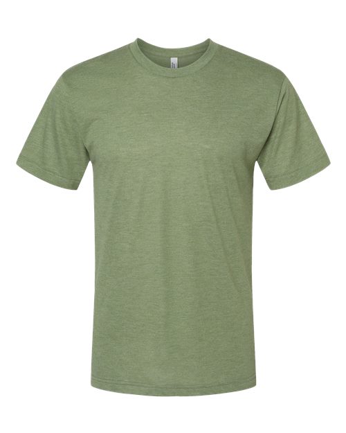 Unisex Triblend Track Tee - Tri-Olive Front