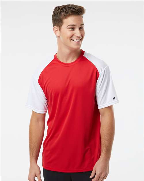 Badger Men's Breakout T-Shirt - Model Front