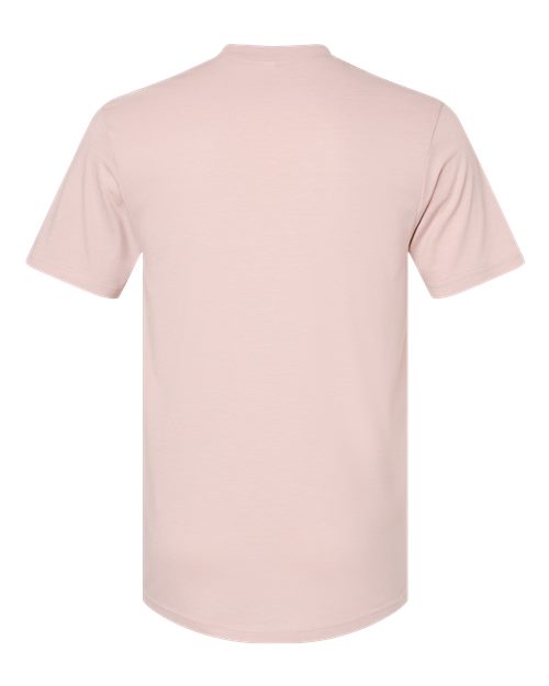 Unisex CVC Tee - Heather Blush Back