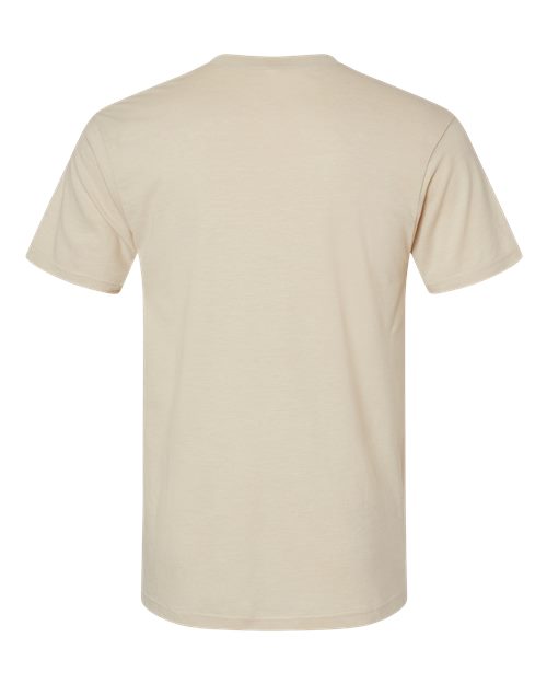 Unisex CVC Tee - Heather Bone Back