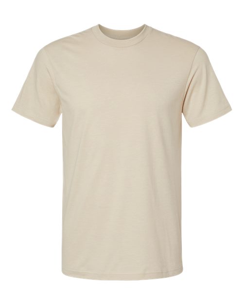 Unisex CVC Tee - Heather Bone Front