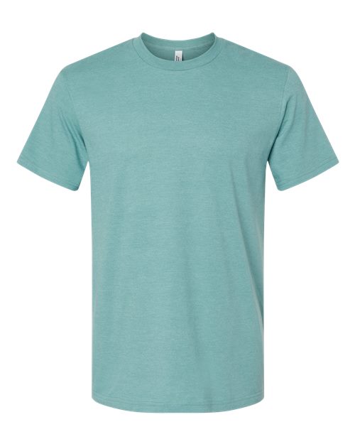 Unisex CVC Tee - Heather Arctic Front