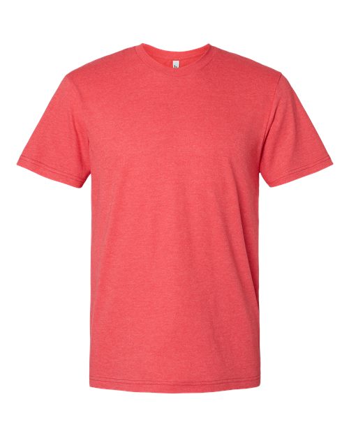 Unisex CVC Tee - Heather Red Front