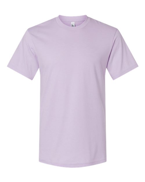 Unisex CVC Tee - Heather Lilac Front