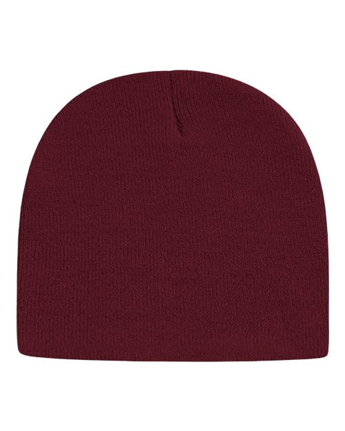 CAP AMERICA USA-Made 8 1/2" Beanie - Maroon Front